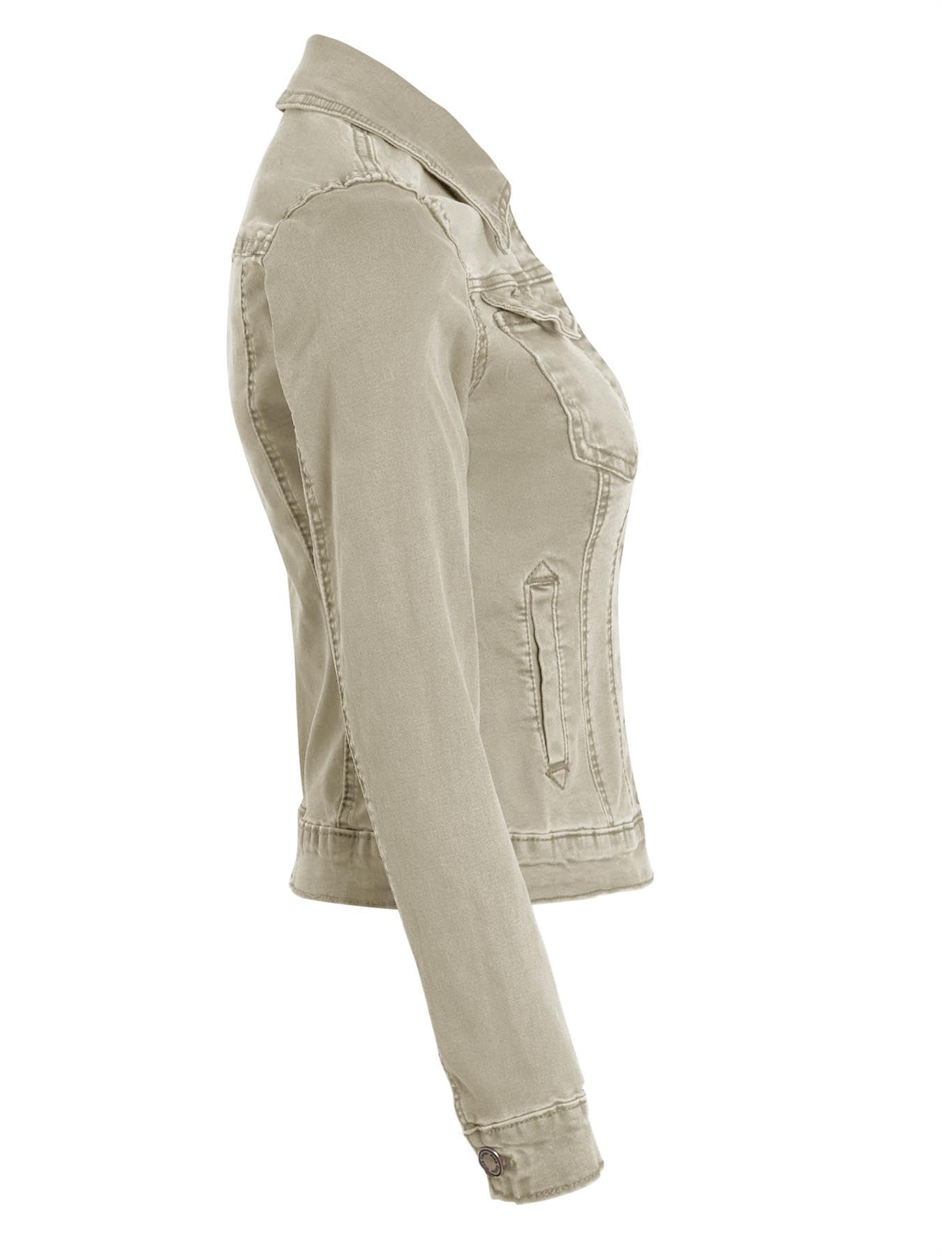 SS7 Veste en jean Femme Vestes stretch haut de gamme