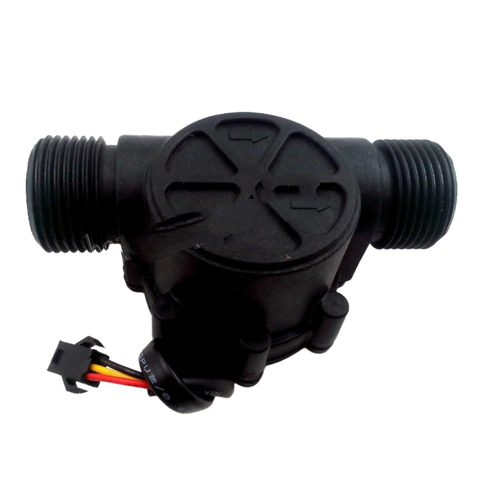 Flow Sensor Meter Digital Pipeline Water Flow Water Pipe Flow Meter Sensor Counter Indicator Flowmeter DN25 G1 Flow Range 2-100L/min