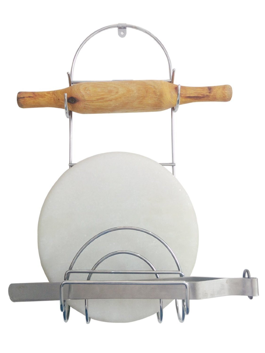 Sterling Chakla Belan Stand for Kitchen, Rolling Pin Holder for Home Stainless Steel Holder Kitchen Stand (B011HXT5FY) Amazon Price History, Amazon Price Tracker
