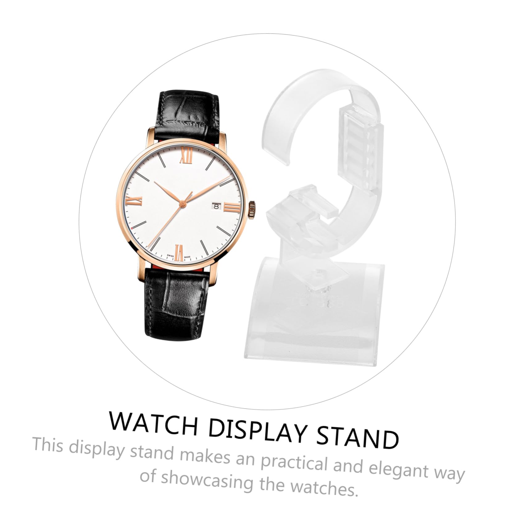 20stücke Verstellbarer Uhrenständer Aus Acryl Schmuckdisplay Für Armbanduhren Für Aufbewahrung Und Präsentation Für Uhrenliebhaber Und Einzelhandel
