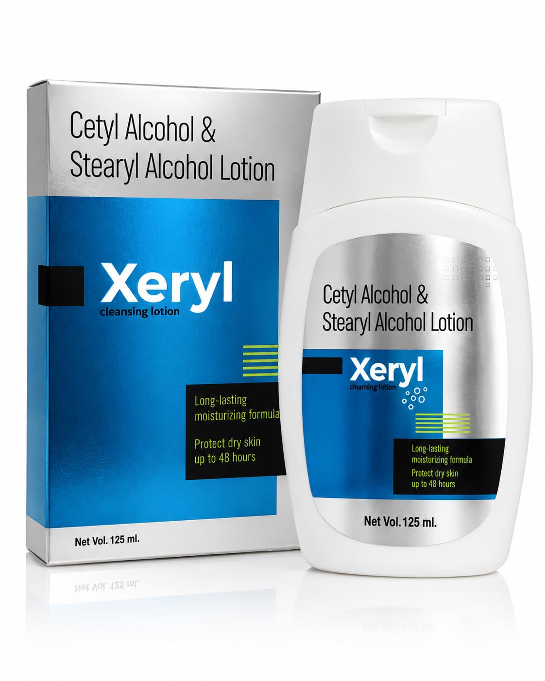 Xeryl Cleansing Lotion with Cetyl Alcohol & Stearyl Alcohol, 48-Hour Moisturization, for All Skin Types, 125 ml-image-17