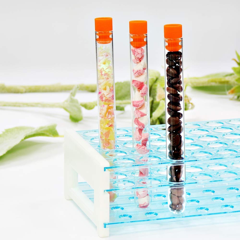 ULAB Scientific Tubos de ensayo de vidrio con tapas autoclavables, 16 ml, 16 x 150 mm, material de vidrio de borosilicato medio, paquete de 20, UTT1010