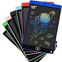 Lousa Mágica Infantil Digital Tablet Escrita Para Desenho Criança LCD 12' Cores Variadas