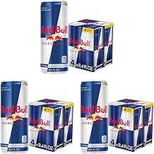 Energy Drink, 80mg Caffeine | Taurine &amp; B Vitamins | 8.4 Fl Oz | Pack of 12 Cans