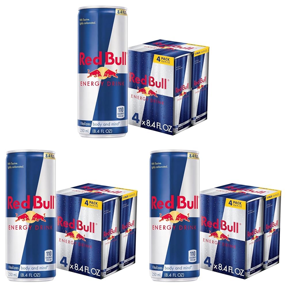 Red Bull Energy Drink | 8.4 Fl Oz | 24 Cans | Pack of 2