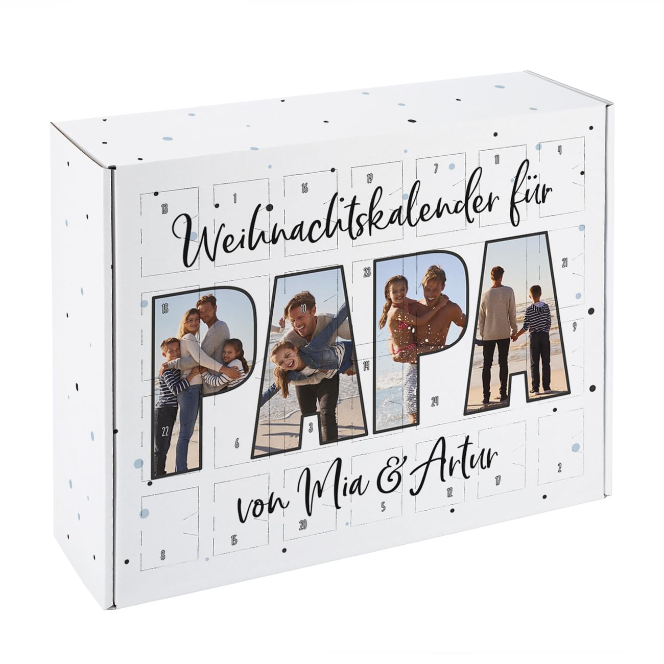 Personalisiertes Foto-Konfetti | 440 Stück | Mit Eigenen Fotos | Ø 2,5cm | Perfekte Tischdekoration