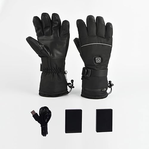 Miniatura 5 de TMOST Guantes calefactados para hombres y mujeres con batería eléctrica recargable de 6000 mAh guantes calefactados para motocicleta de invierno