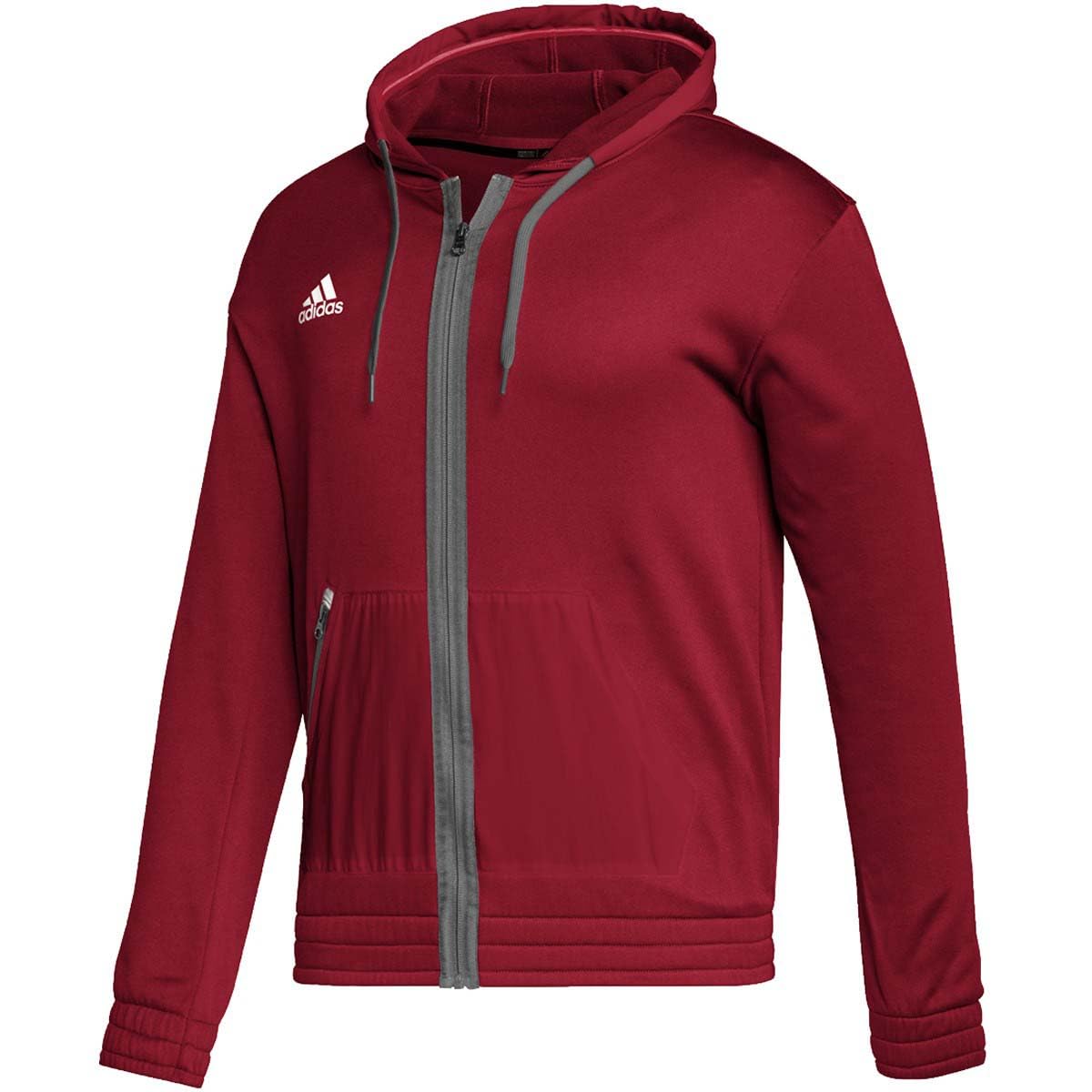 adidas Team Issue Full Zip Hoodie Purple XL