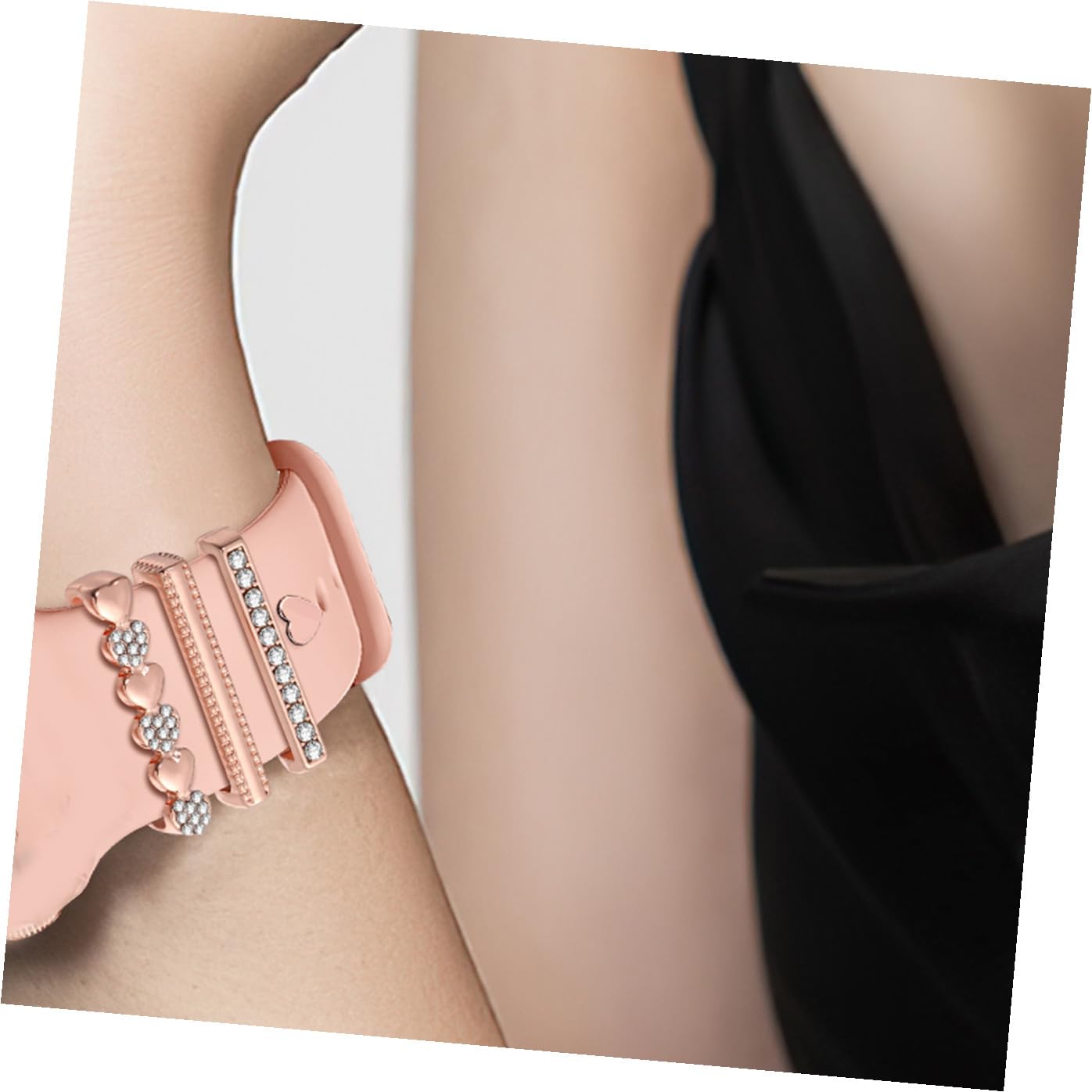 Gatuida Breloques Décoratives Charmes et Clous Simples 10 Pcs en Métal Accessoires Uniques pour Personnaliser et Embellir Votre Bracelet pour Bracelet de Montre Connectée