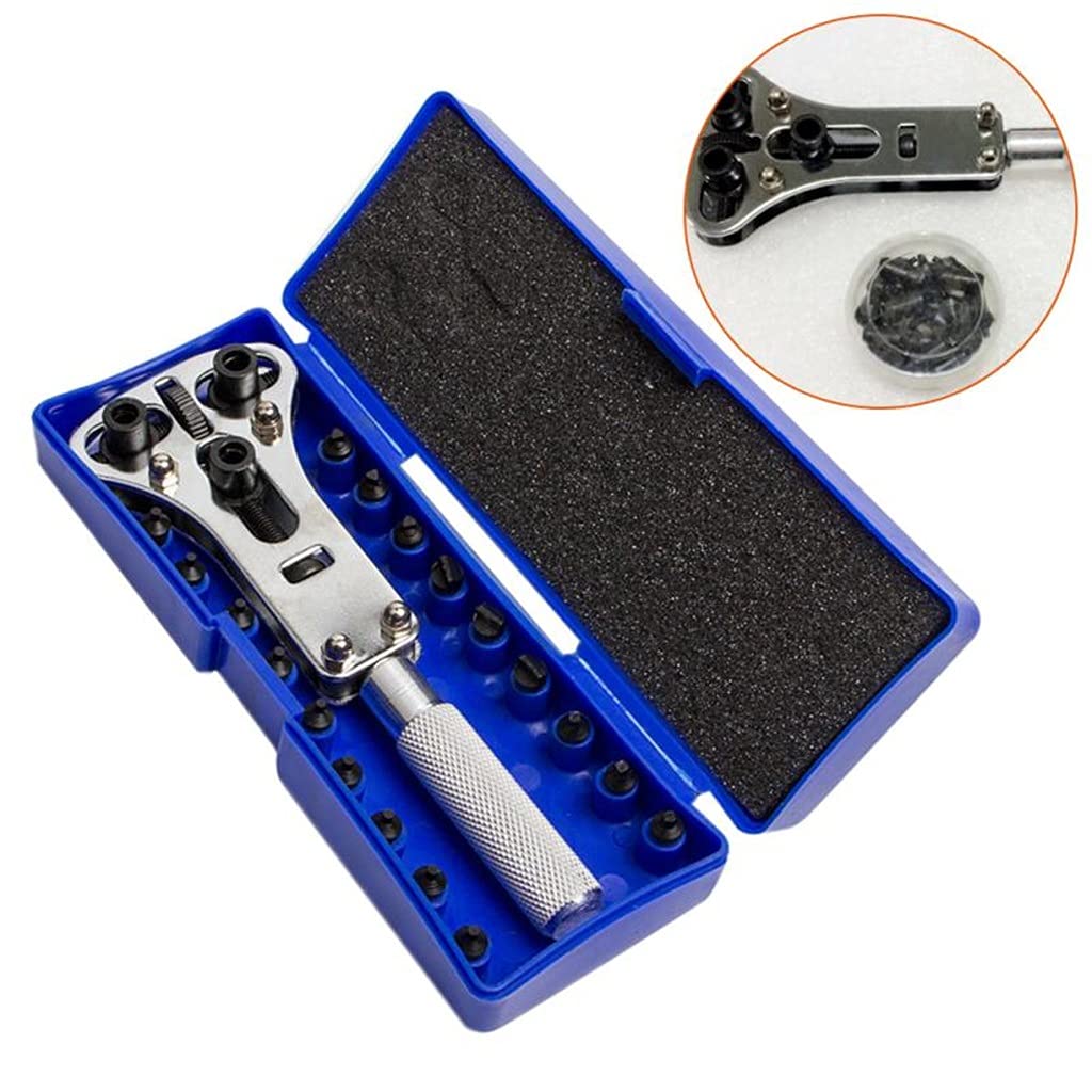 Kit de Herramientas práctico para Abrir la Tapa Trasera del Reloj, Llave de reparación, removedor de Tornillos, Multifuncional