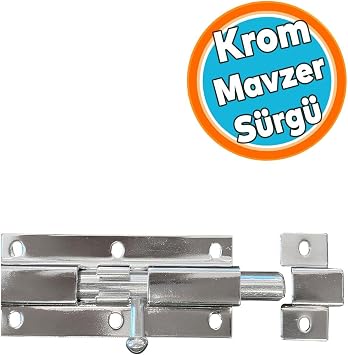 Metal Kap  S rg s  Krom Mavzer S rg  S rg l  Kilit 25x70 mm Kap  Pencere Emniyet Kilidi