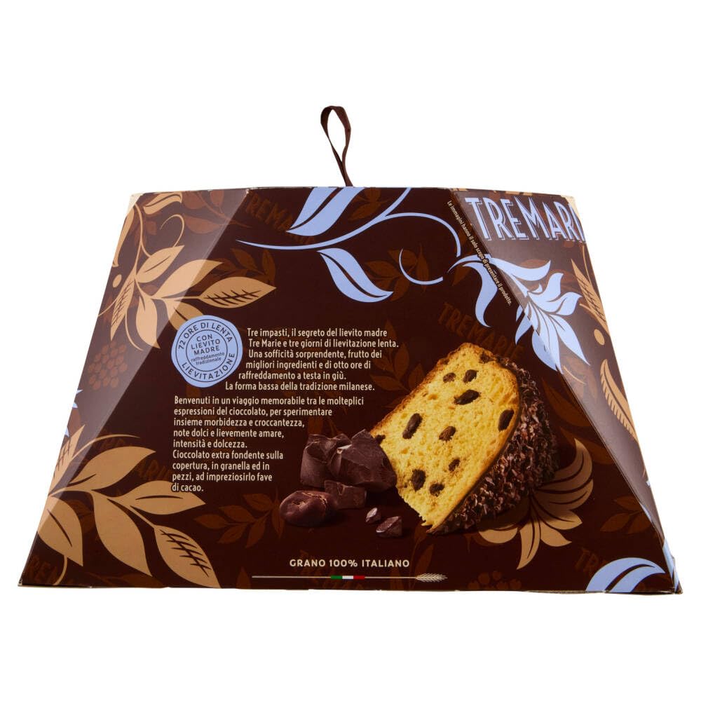 Italian Gourmet Panettone Re Noir dolce cioccolato fondente weich 4 x 900g
