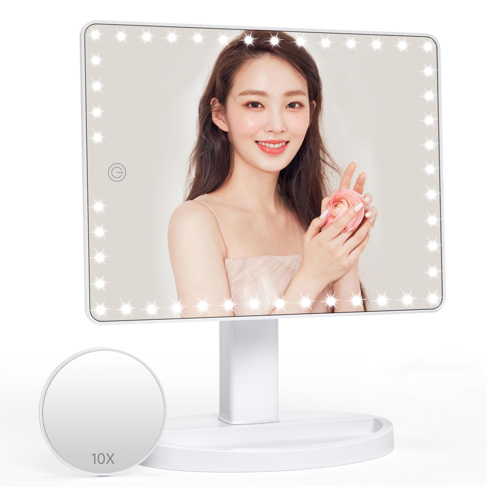 Amazon.co.jp: FASCINATE 女優ミラー ライト付き 鏡 充電式 LED電球