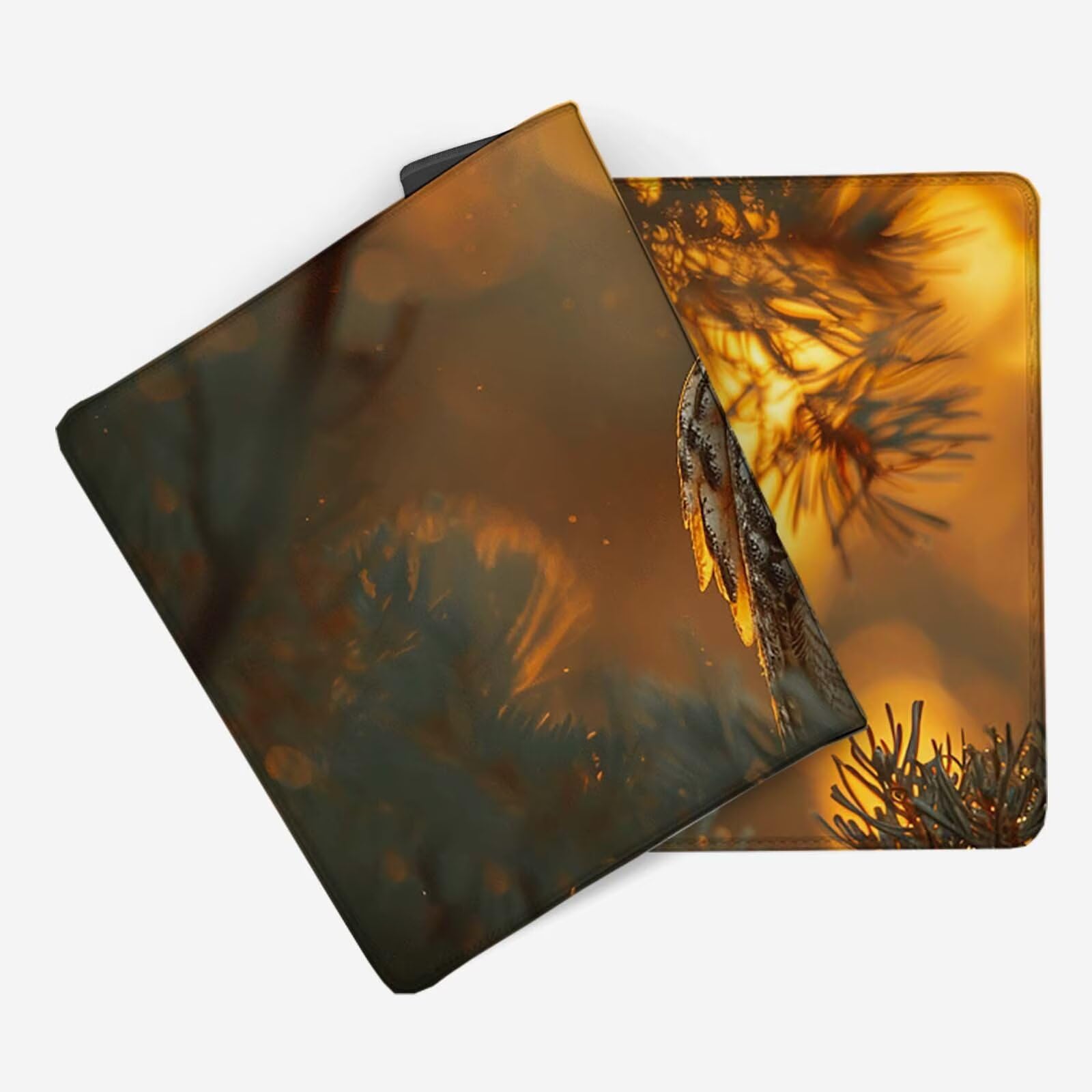 Amarillo Alfombrilla Ratón BúHo Alfombrilla Gaming XXL (1500x800x3MM), Impermeable Mouse Pad con Bordes Cosidos, Tapete Escritorio con Base de Goma Antideslizante para Gaming, PC, Oficina -zzg25054Z