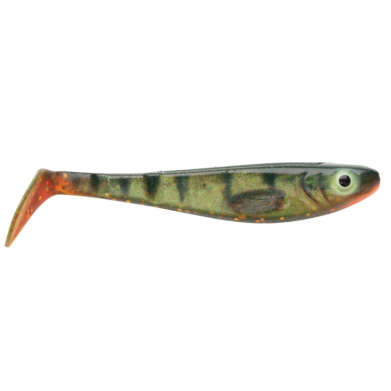 Abu Garcia Svartzonker McPerch Shad, Soft Lure, Predator Fishing, Unisex, McPerch Shad 7.5cm - Motoroil Perch