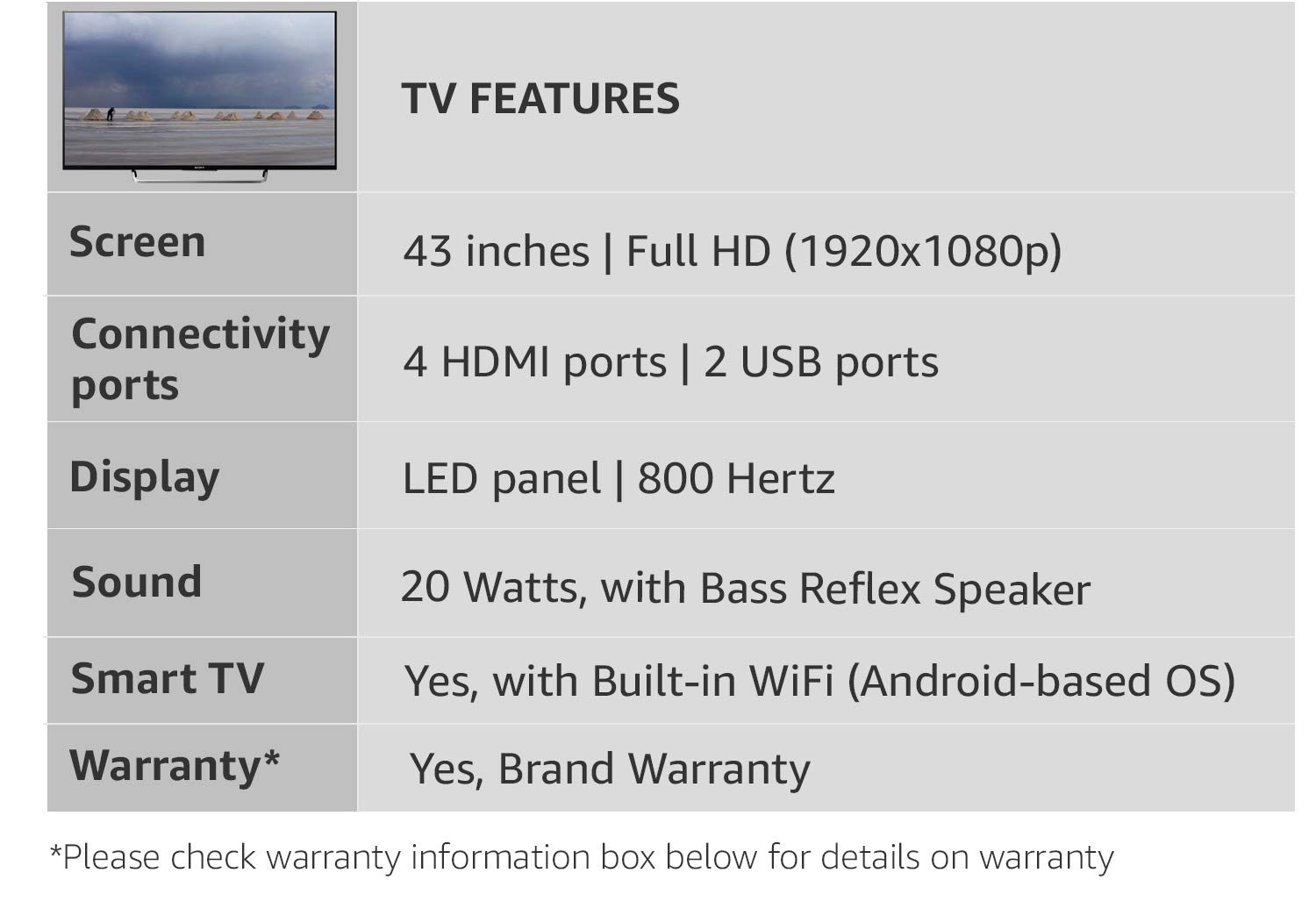 Sony TV Reference Guide KDL43W800D PDF Hdmi Ac Power Plugs, 59 OFF