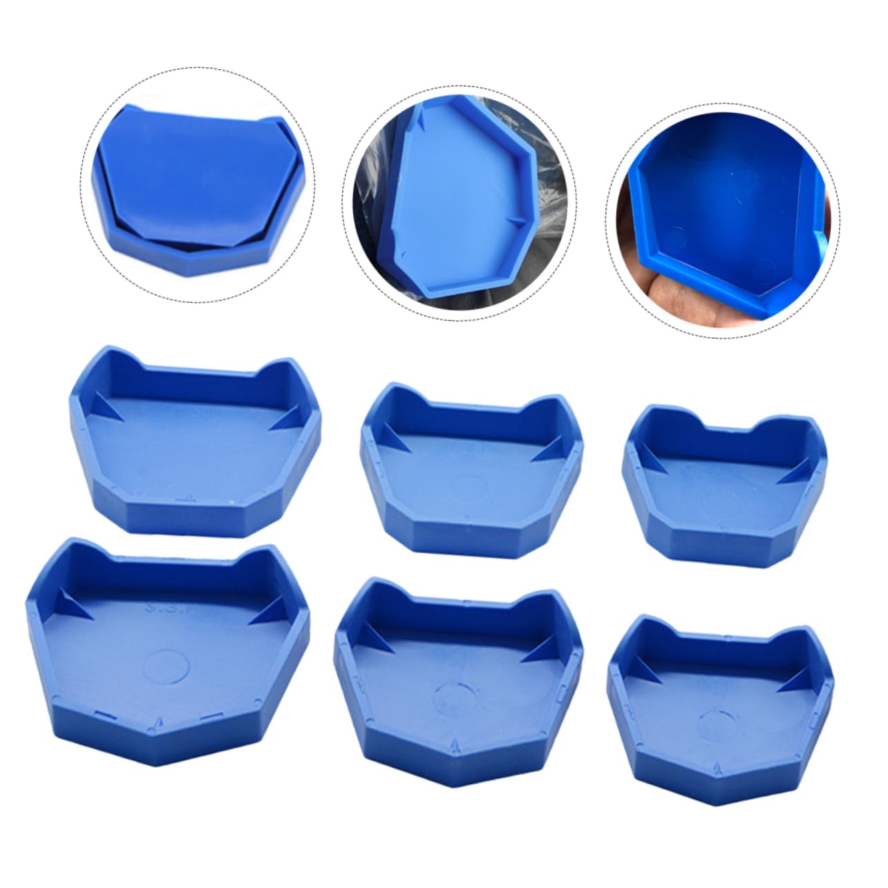 MAGICLULU 5 Series Base De Plaster Herramientas De Dentista Trayectoria Práctica Y Segura Clínicas Odontológicas 6 Piezas X 5