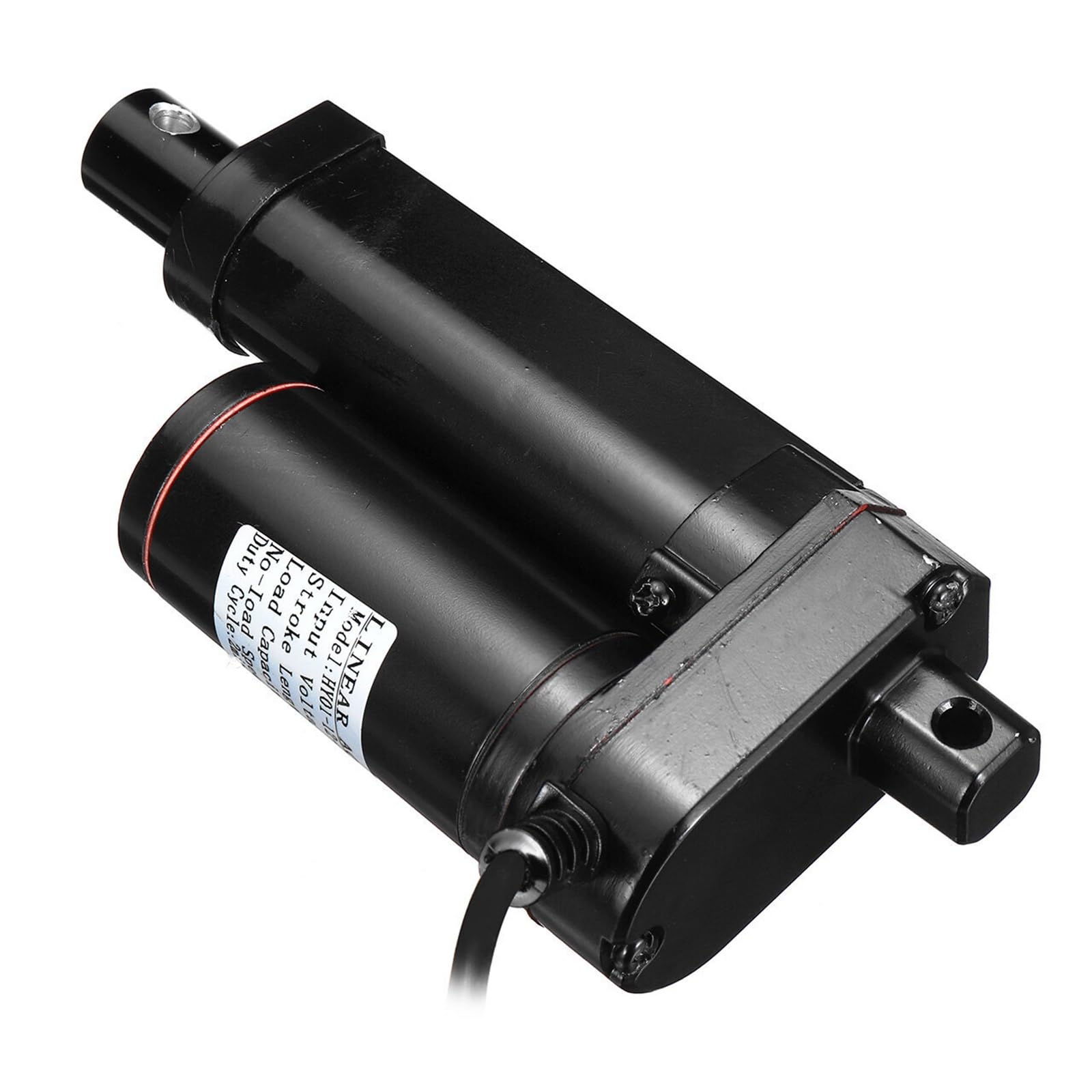 MKHJKIOII Linear Actuator DC 12V/24V Linear Actuator 1500N Electric Window Opener Motor 50mm 100mm 150mm 200mm 250mm Stroke 30W 2.5A for Automation Industrial Equipment(12V 1500N 4mm s,Stroke 200mm)