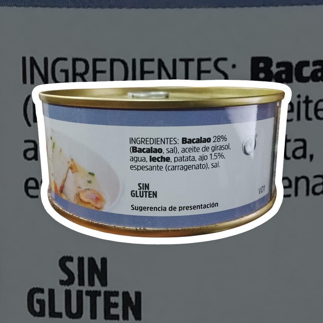 Brandada de Bacalao con Ajo Iberitos 250g – Crema Gourmet Lista para Consumir Untable Suave y Cremosa | Ideal para Aperitivos, Tostas y Recetas (PACK 2)