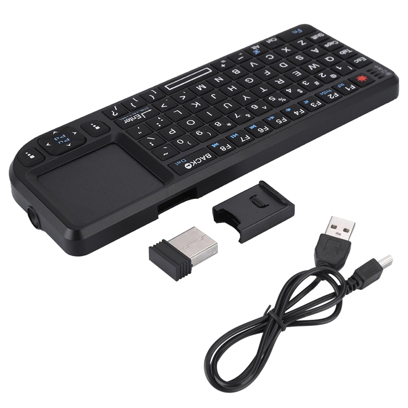 Mini Bezprzewodowa Klawiatura Bezprzewodowa i Myszy Touchpad Myszy, Ultra Cienki Klawiatura USB dla dla 360