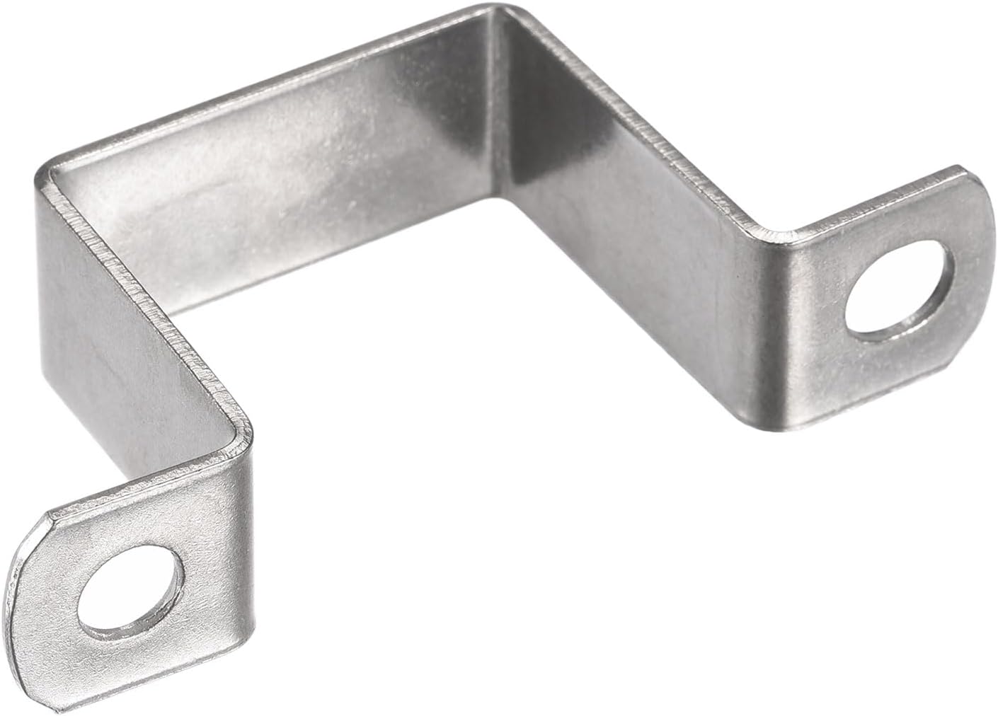 uxcell U Shaped Connector Bracket 35 x 40mm 304 Stainless Steel for Door Closed Bar Holder Strut Channel 6pcs