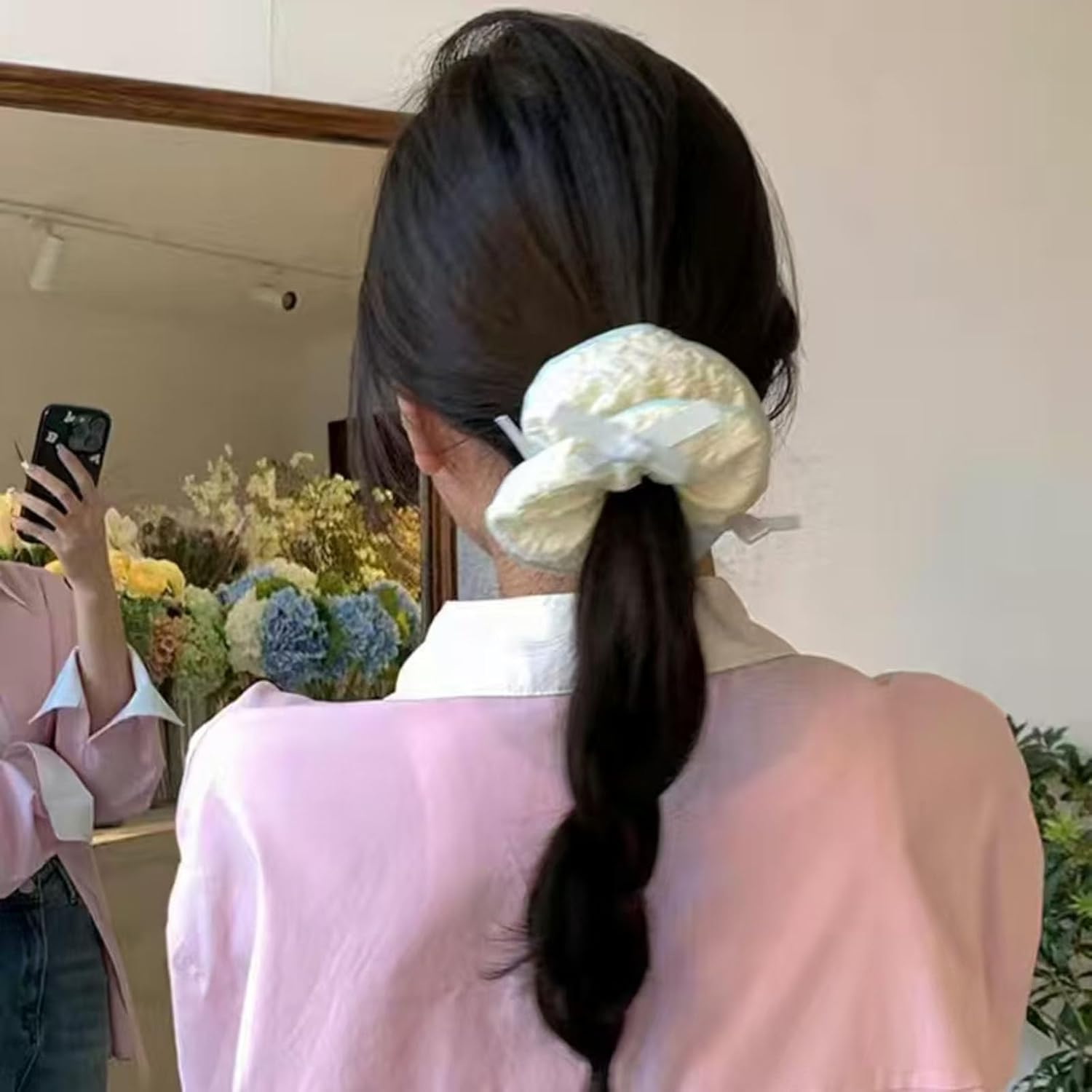 ヘアゴム 髪飾り シュシュ 大人 6個セット 髪ゴム 女の子 髪飾り 髪留め かわいい 髪飾り 可愛い る高弾性 子供 大人 レディース っぽい 女性 ヘアアクセ 入学式 通学 通勤 プレゼント 混合色​ (ミックスカラ- 6個入り)