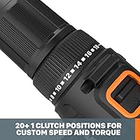 Vista 4 de Worx WX108L 20V 1/2" Cordless Drill Driver Power Share - (Batteries & Charger Included)