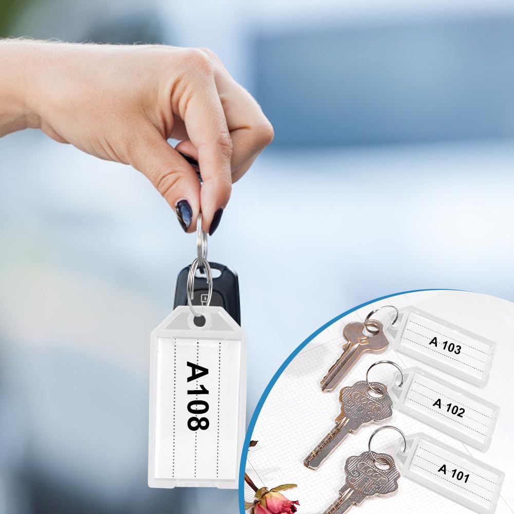 40x Schlüsselschilder zum beschriften mit Schlüsselring 40x Schlüsselschilder zum beschriften mit Schlüsselring