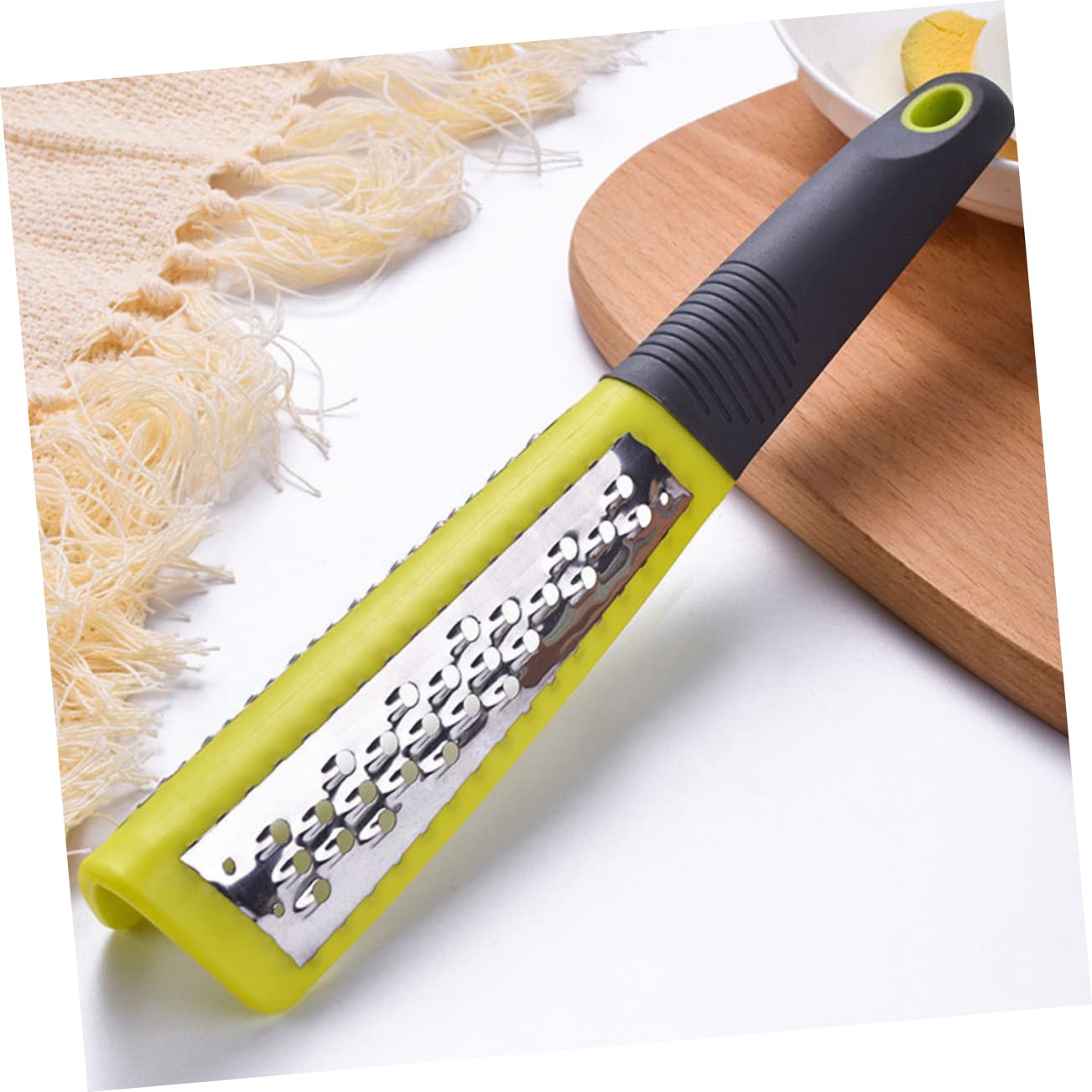 DECHOUS Large Cheese Grater Container Double-sided Vegetable Slicer Multi-functional Kitchen Gadget Random Color