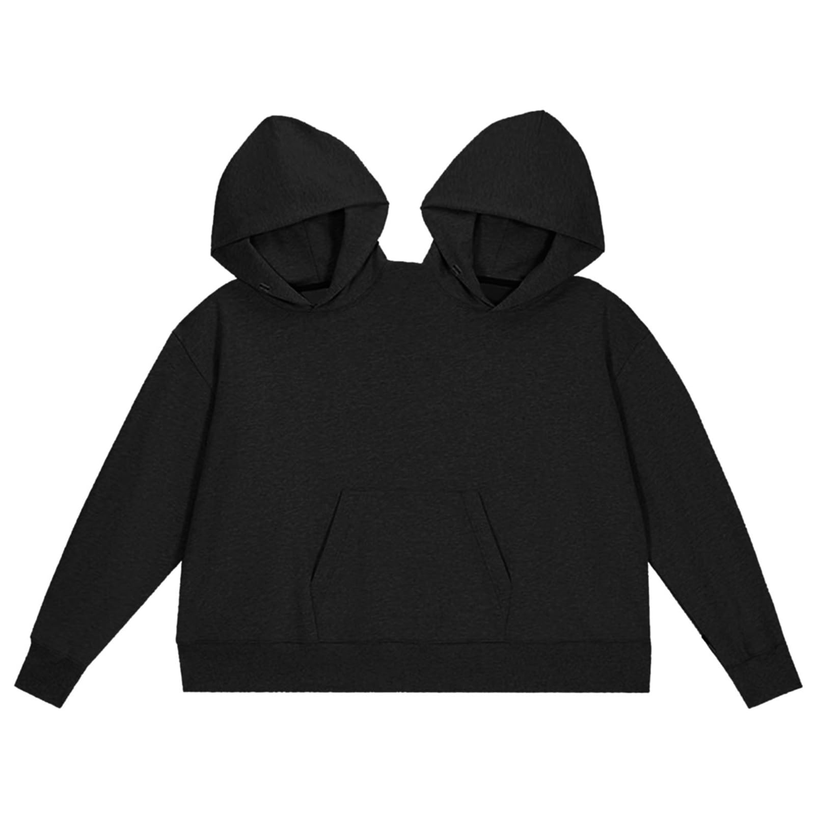 jongdari Couples Hoodies, Two Person Hoodie Couple Sweaters Funny Matching Hoodies-picture-47