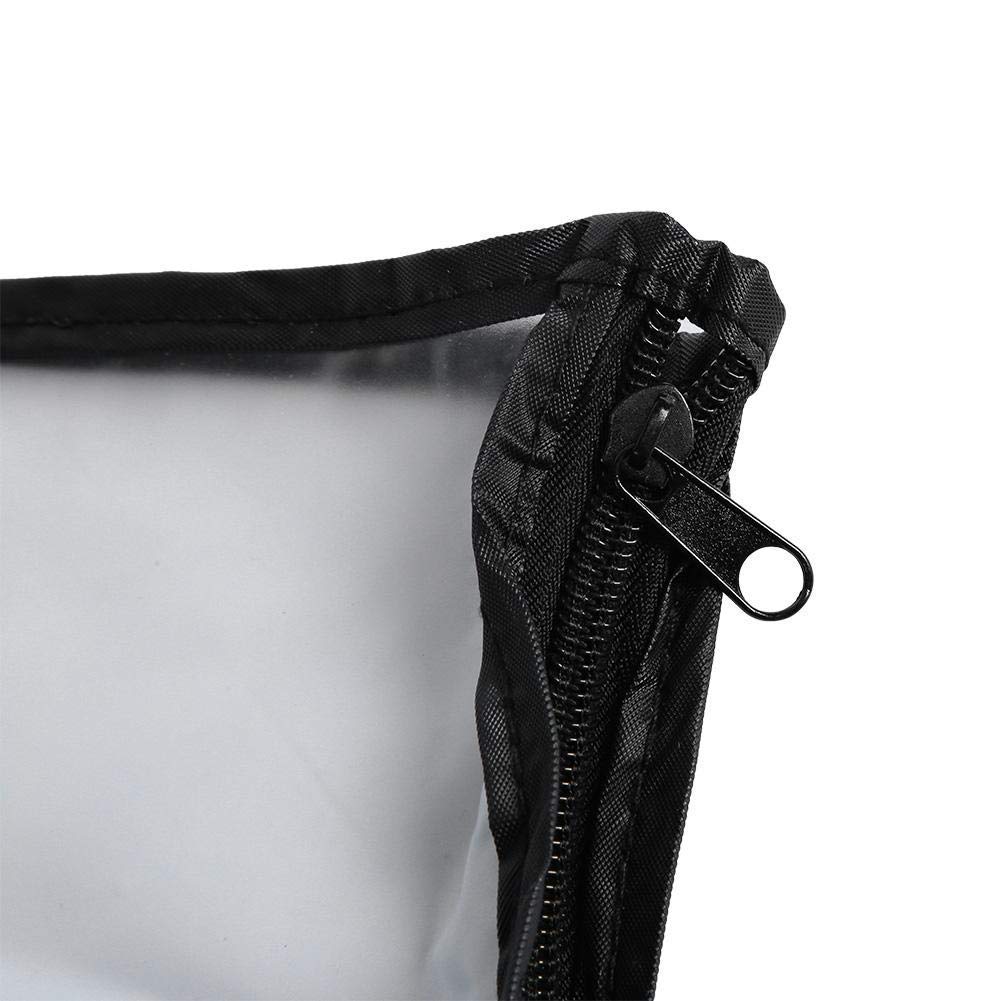Funda de Bolsa de, Cubierta Impermeable a Prueba de Polvo para Bolsas de Transparente con Cremallera, Protección Total contra Lluvia y Suciedad