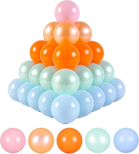 Miniatura 8 de STARBOLO Pelotas para hogueras  100 bolas de juguete de plástico sin BPA a prueba de aplastamiento para hoyos de pelotas, juguetes de agua para