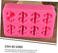 Vista 4 de Silicone Molds Molder Mold for Chocolate Molde Para Chocoflan Molds for Baking Sign Silicone Moulds Supple Candy Mold Manual Cake Decoration