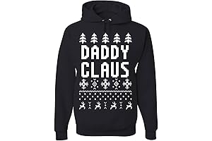 Daddy Claus Funny Santa Hoodie Christmas Xmas Ugly Sweatshirt