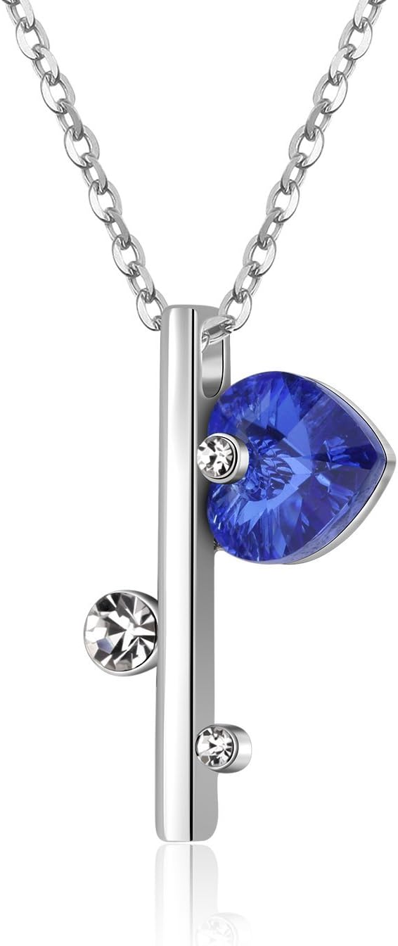 – Key to SUCCESS and bright future White Shining Necklace made with Swarovski® crystals - 5071030