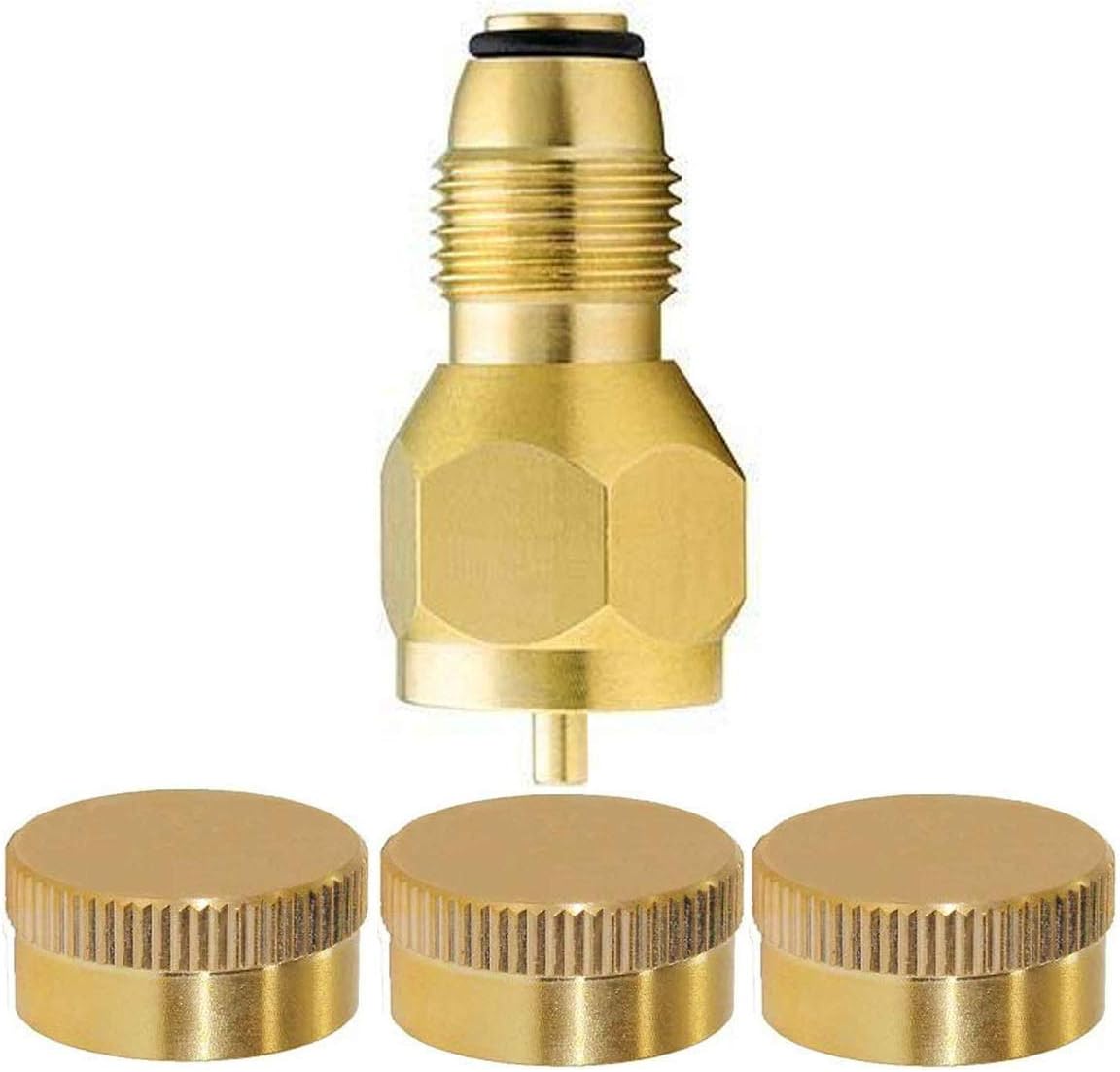 YOUHO Propane Tank Adapter Propane Gas Adapter and Propane Fuel Tank Cap