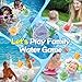 Easter Basket Stuffers, Reusable Bunny Water Balloons for Kids, Magnetic Quick fill, Summer Outdoor Pool Beach Toys, Outdoor Idea Gift Activities Water Games Toys for Boys and Girls (12 PCS)