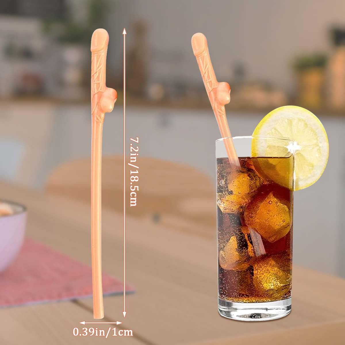 Lot De 20 Pailles Amusantes Réutilisables Pour Enterrement De Vie De