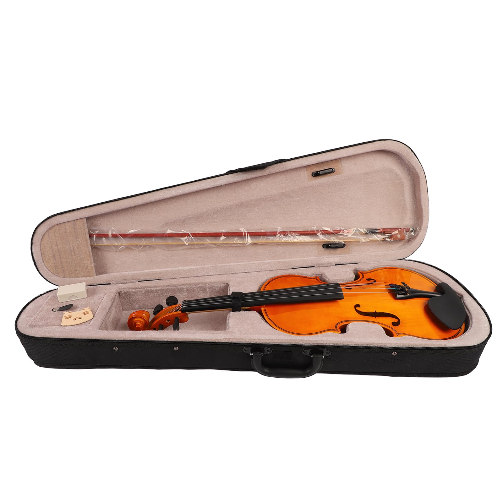 Generic Kit Completo di Violino per Principianti con Suono Eccellente e di Pickup Integrato Perfetto per Musicisti Studenti in Materiale di Tiglio (1/8)