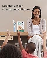 Vista 8 de GROWNSY Aspirador nasal para bebé, aspirador eléctrico de nariz para bebé, chupón de nariz para bebé, limpiador automático de nariz con 3 puntas