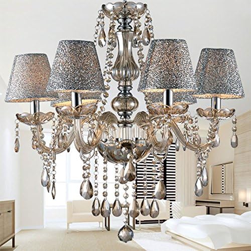 Pendant Lobby 6 Lights Glass Lighting Light Chandelier Rlwh