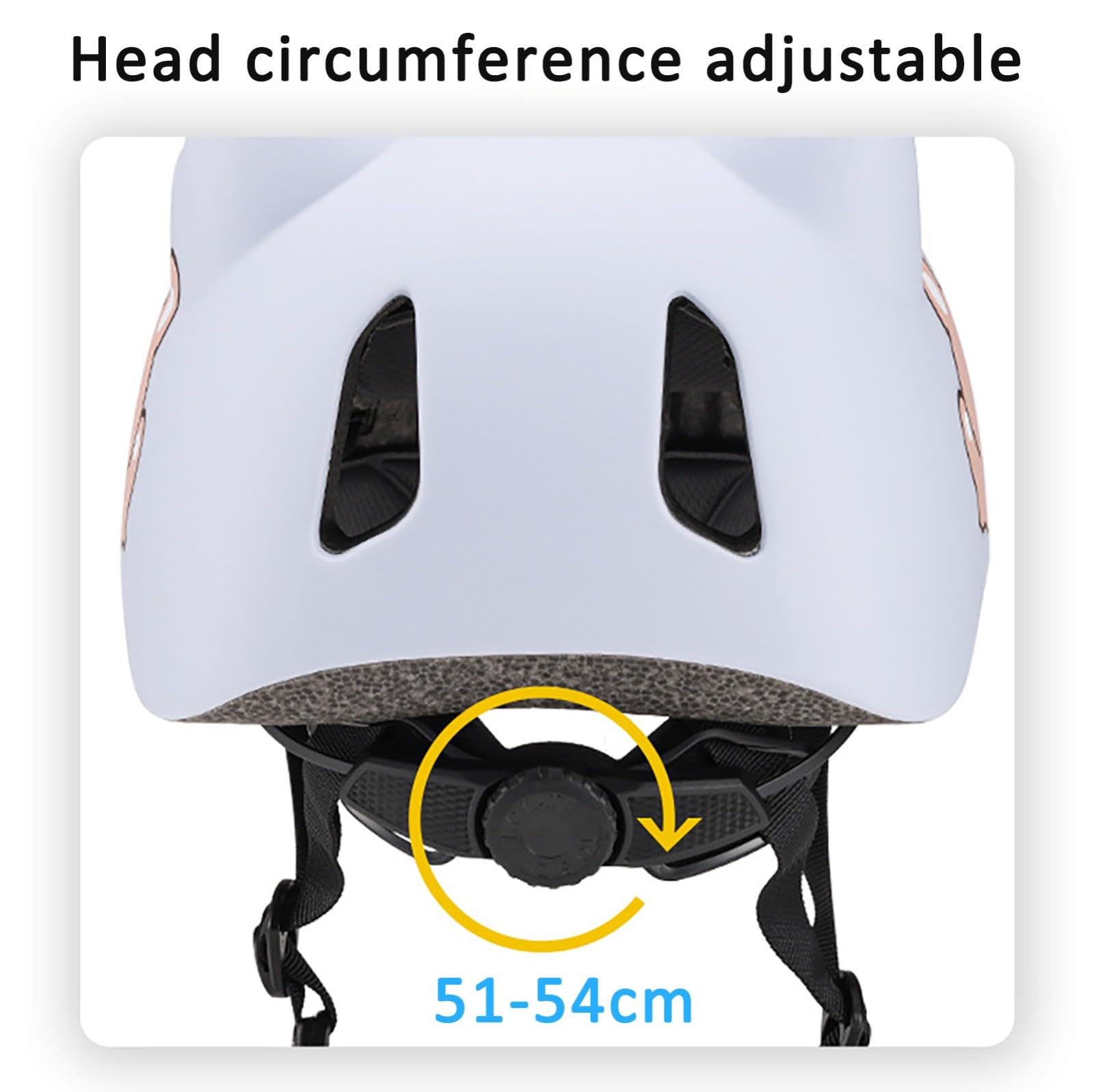 Casque Enfant, Casque De Vélo Enfant, Casque Réglable pour Vélo, Trottinette, Patinage, Casque De Vélo Garçon/Fille, Demi-Casque De Sécurité