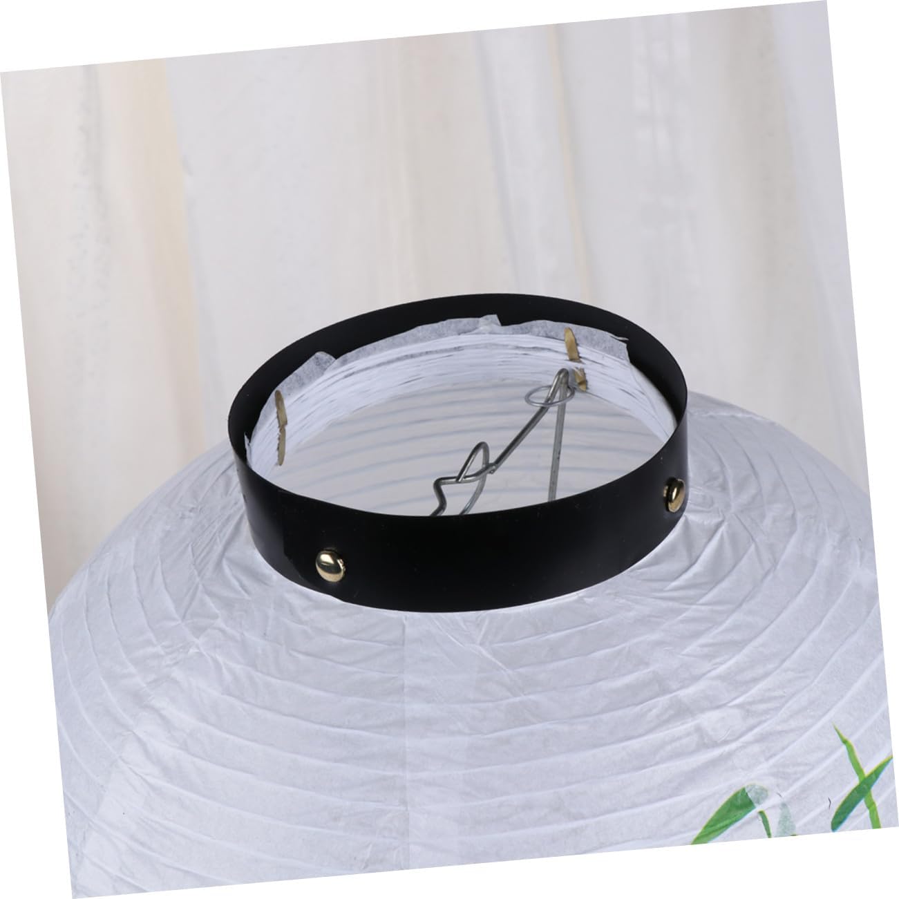 Tofficu Japanese-Style Paper Lantern Decor Bamboo Pattern Hanging Ornament for Home Shop Event