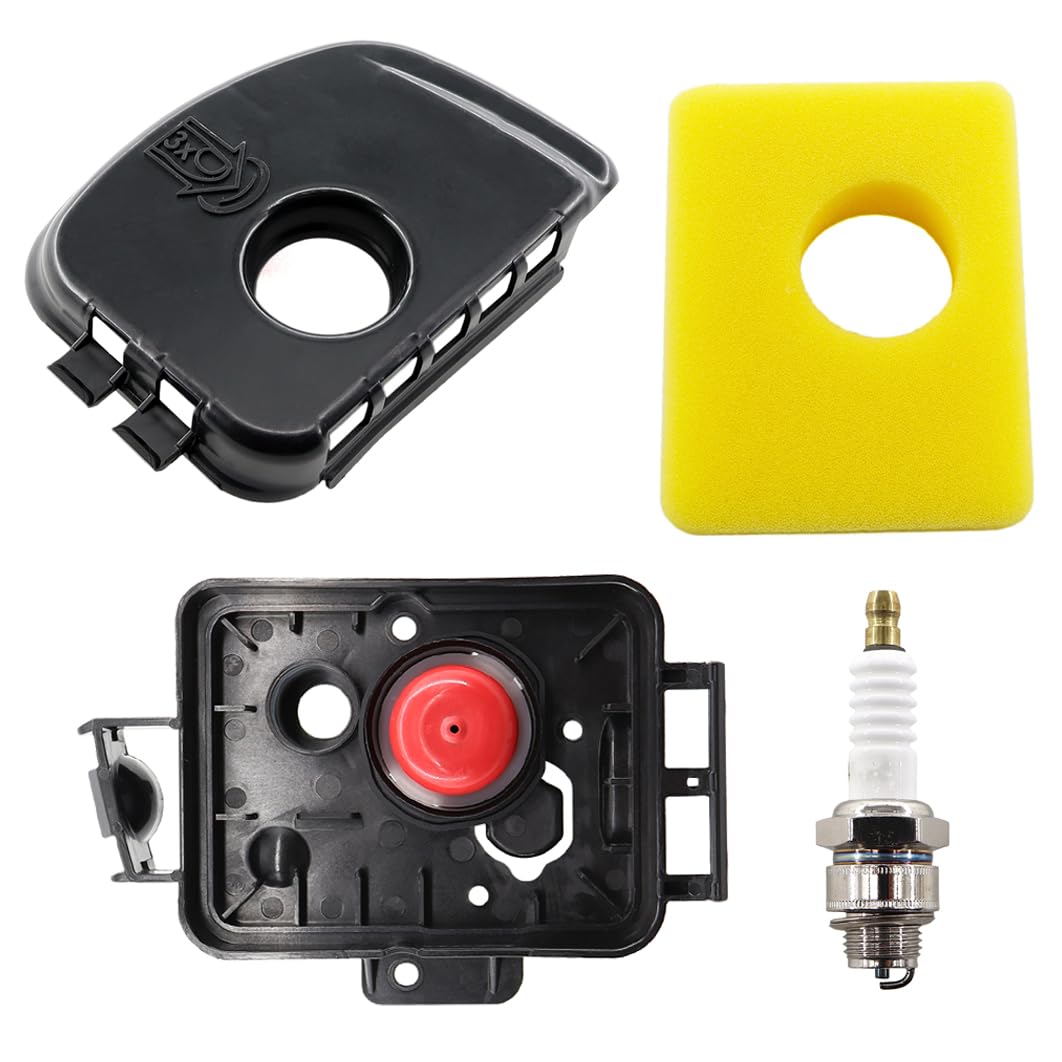 MCHNIC Air Filter Cover Assembly Kit for Briggs & Stratton 300E 450E 500E 550E 550EX, Replaces 595660 595663 799579, for 08P502 08P602 09P602 09P702 Troy Bilt TB110 TB115 TB554 Series Engines
