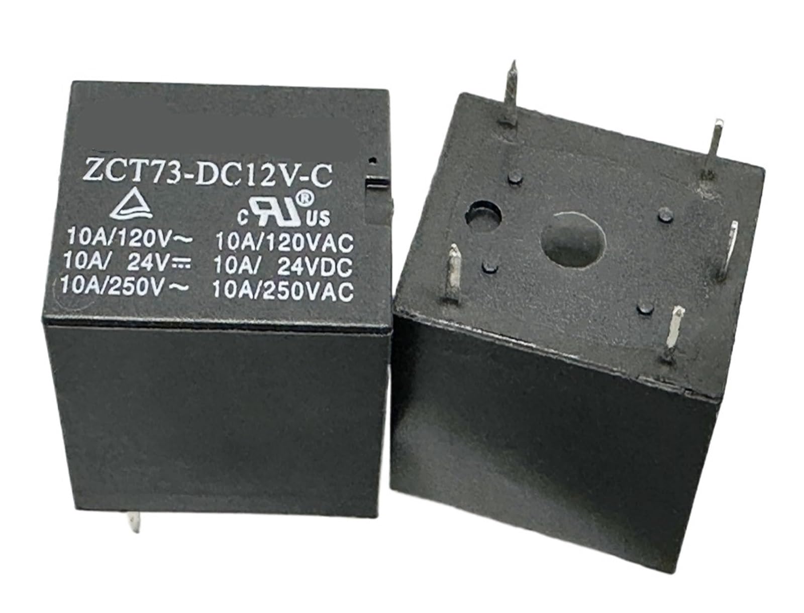 Relay 5 pins ZCT73-DC12V-C de 10A pour circuits électroniques