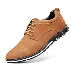 Amazon.com | Mens Dress Sneakers Wide Comfortable Casual