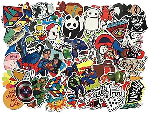 Laptop Stickers 207pcs, Car Stickers Waterproofing Vinyl Stickers 3D Stereo Feeling Stickers for Motorcycle Bicycle Luggage Decal Graffiti Patches Skateboard Stickers for Laptop -Random Sticker Pack