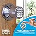 TurboLock Keyless Electronic Keypad Entry Door Lock Smart Knob Kit with Automatic Locking, Battery Backup & Easy Installation (No Bluetooth, Bronze)