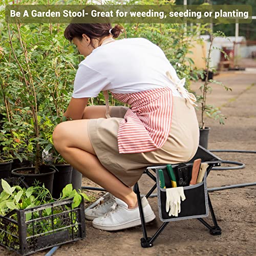 Portable-Camping-Stool-with-Side-Pocket-Camping-Seat-125in-Foldable-Comfortable-Widening-Heightening-for-Travel-Camping-Fishing-Hiking-Gardening-Picnic-Beach-BBQ-Outdoor