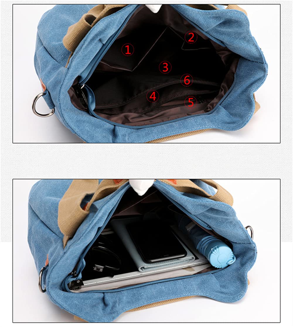 Borsa da donna in stile retrò con manico robusto e tracolla installabile, Verde militare, Medium